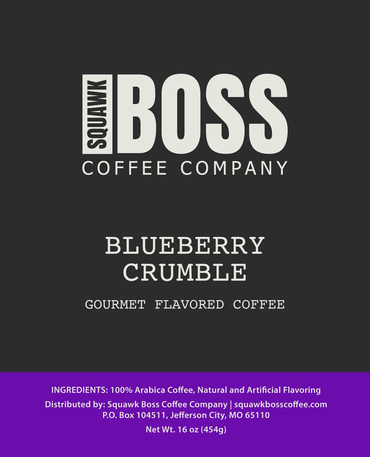 Blueberry Crumble - 16 oz Bag