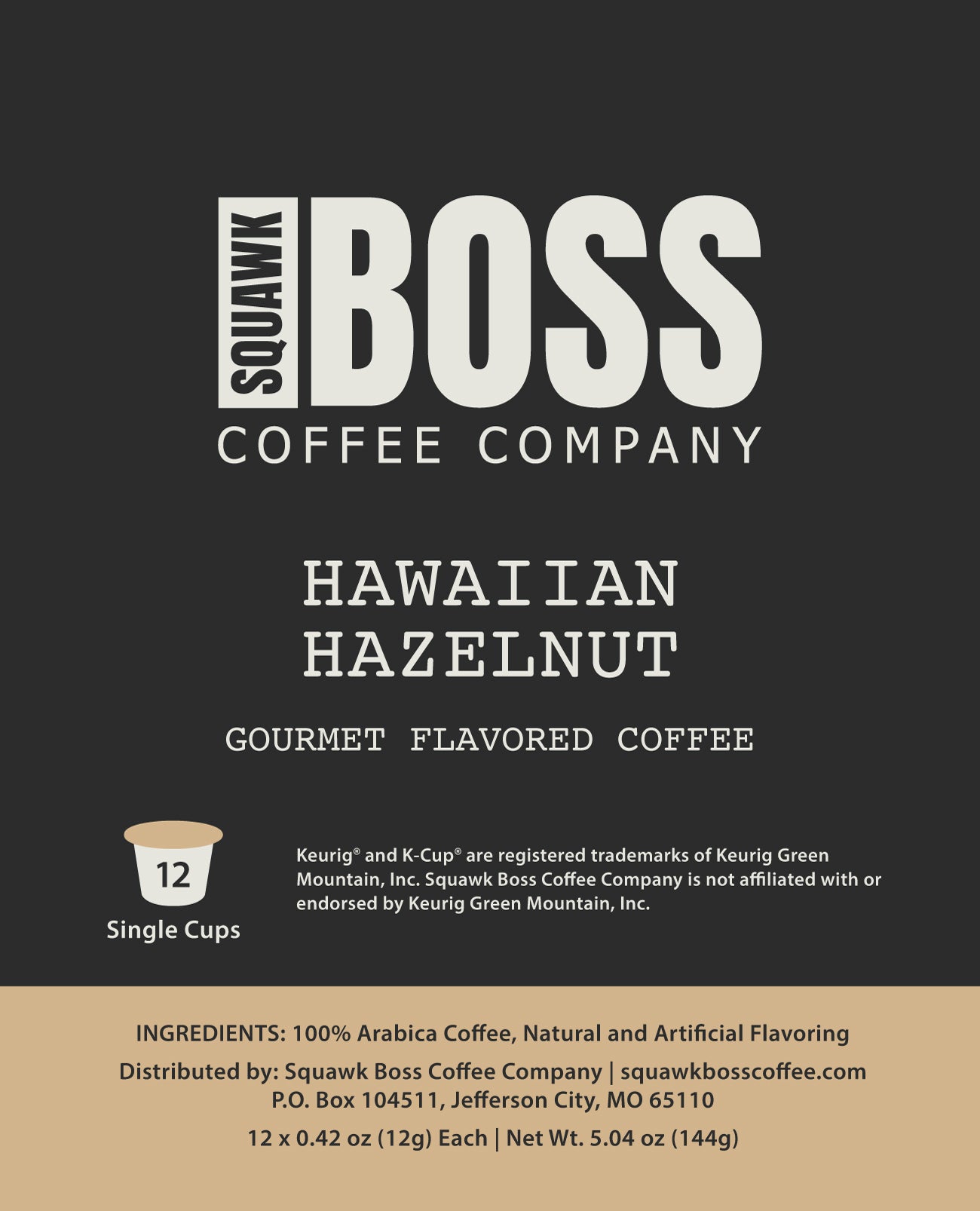 Hawaiian Hazelnut - Single Cup