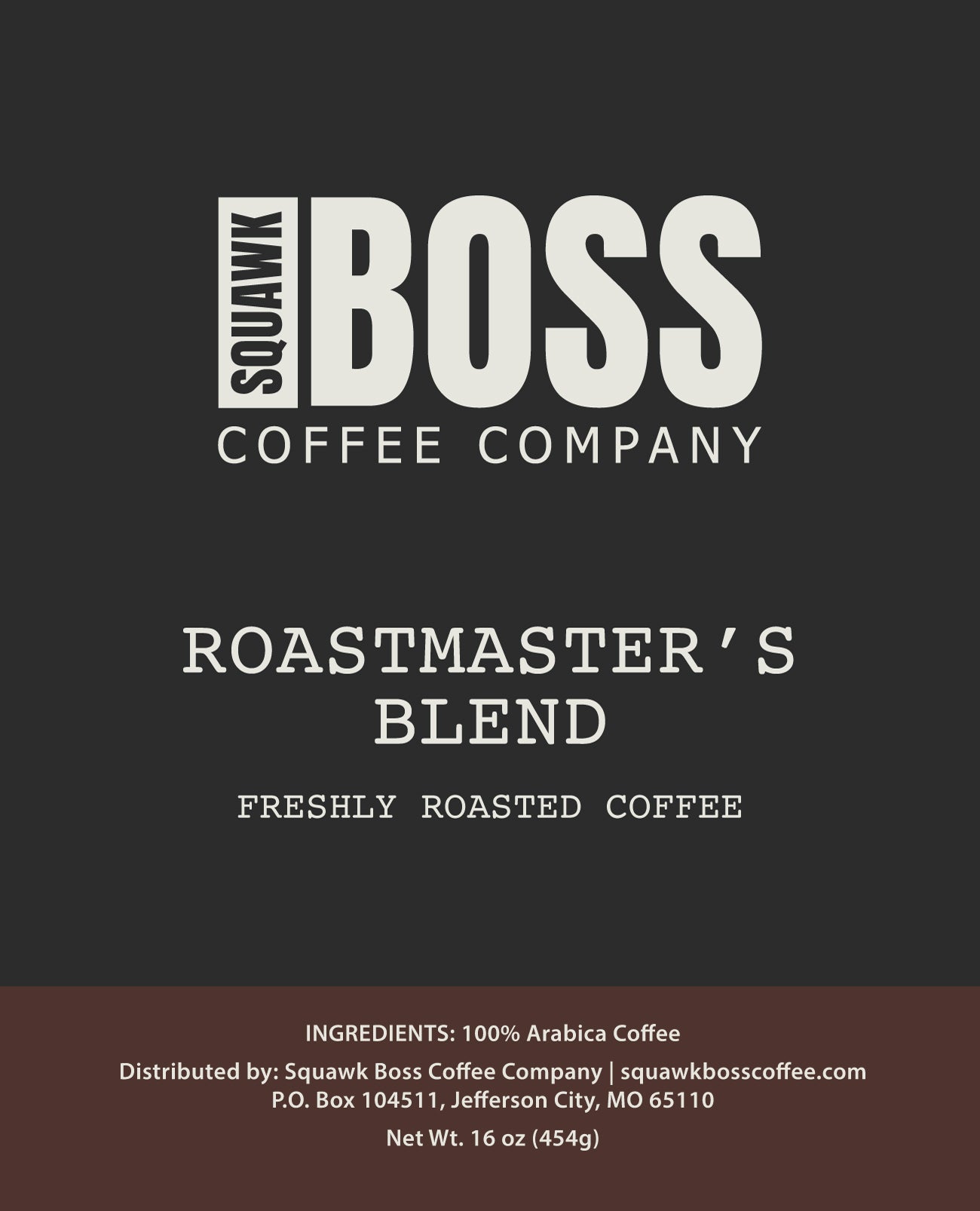 Roastmaster's Blend - 16 oz Bag
