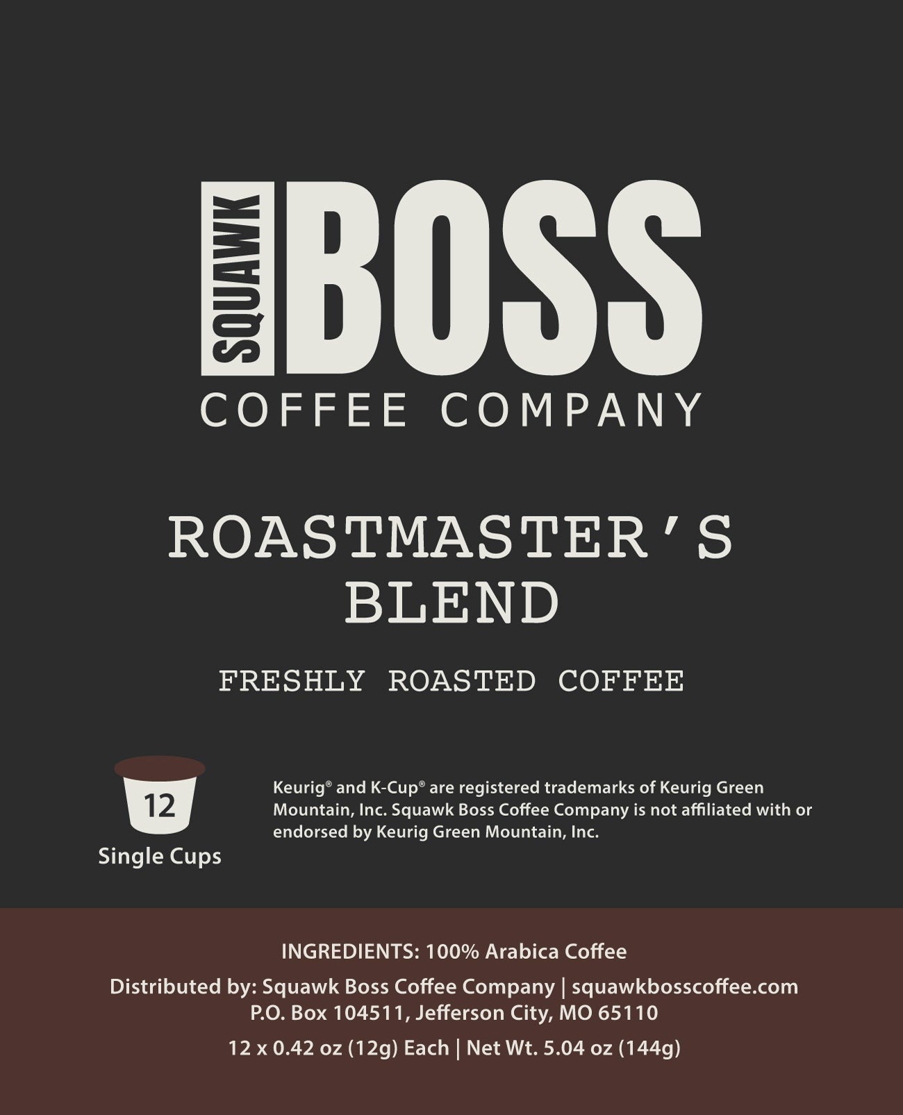Roastmaster's Blend - Single Cup